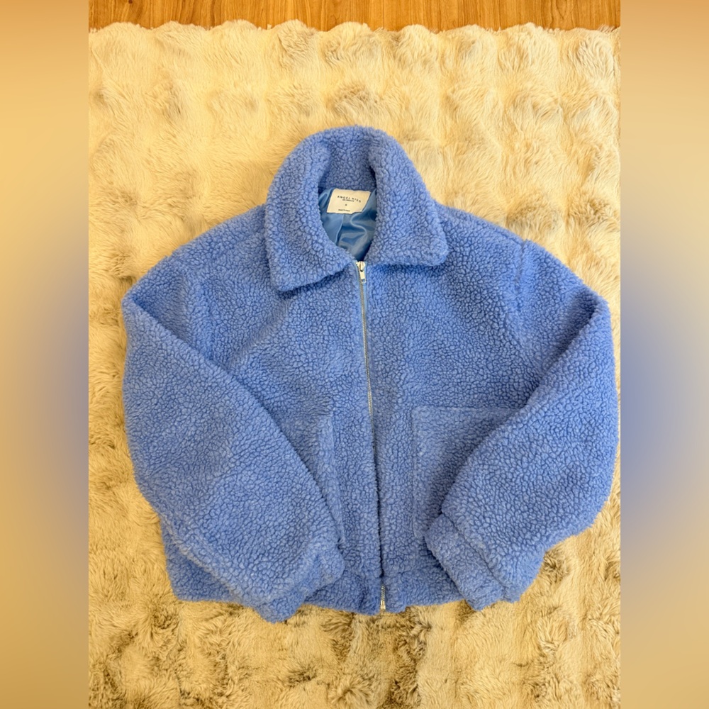 Angel Kiss Cozy Blue Puffer Jacket